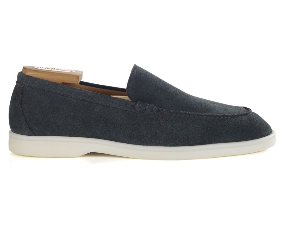 Dark Green Suade  Men's loafers - MANASOTA II