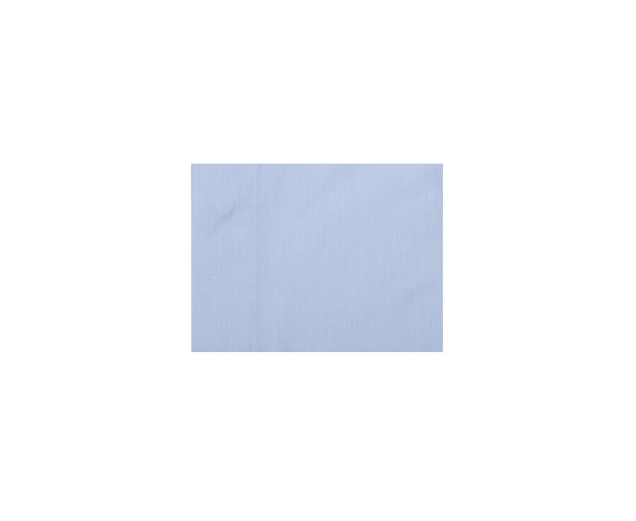 Pale Blue shirt with French cuffs and covered placket - OLIVIO