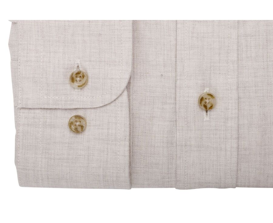 Flannel shirt - Ecru - ANDER