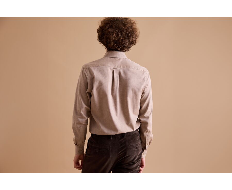 Camel Flannel shirt - ANDER