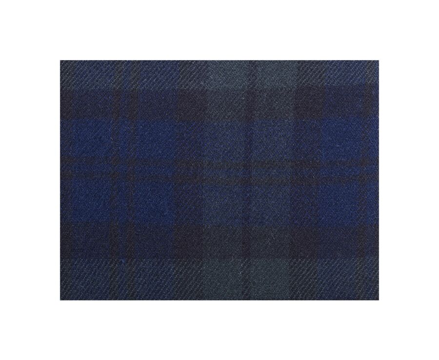 Navy & Dark Green Flannel shirt - Pocket - ANDRICK