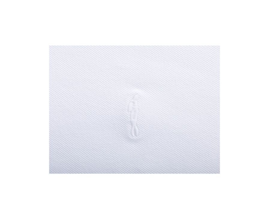 White Men's long sleeve polo shirt - ALEC II ML