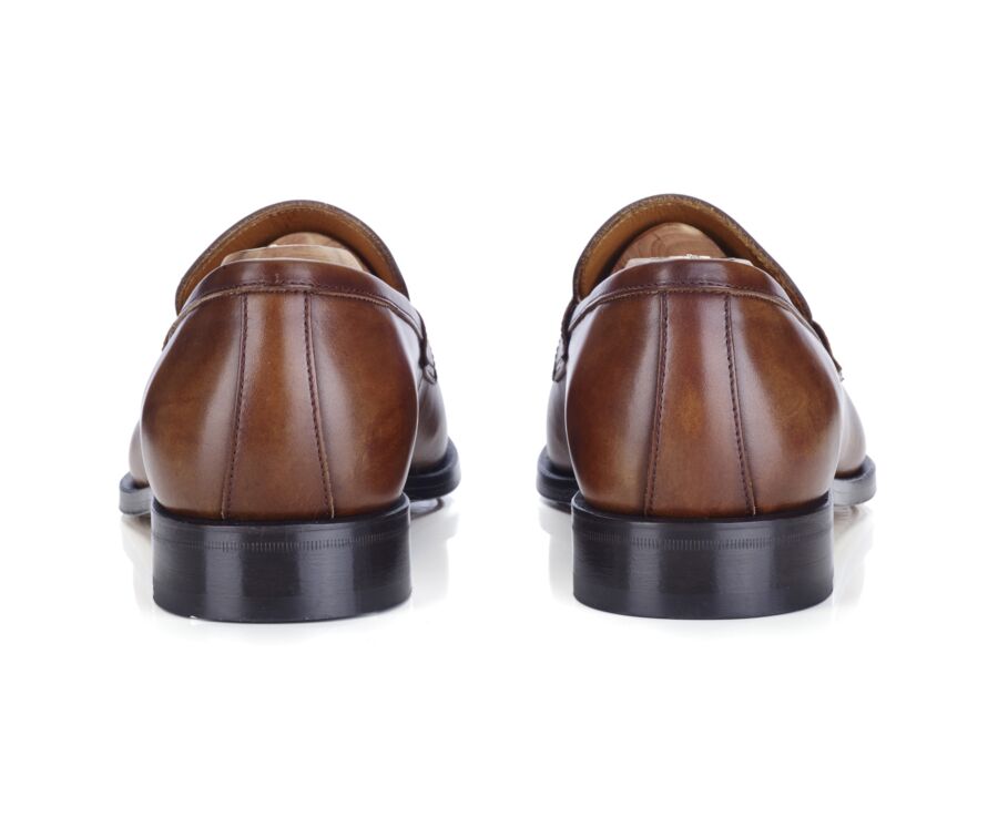 Patina Cognac men's loafers - DIXTON