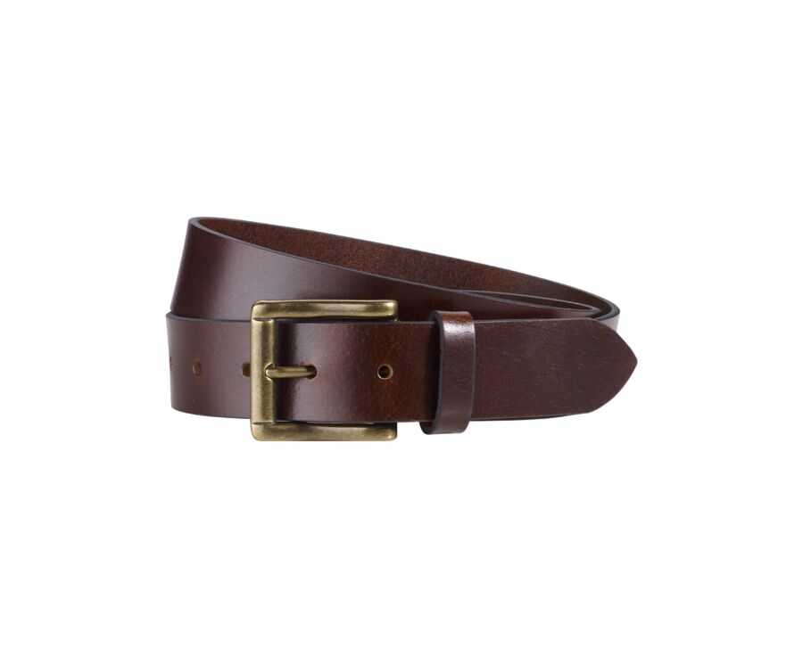 Men's Patina Chocolate Belt Woodgate | Bexley