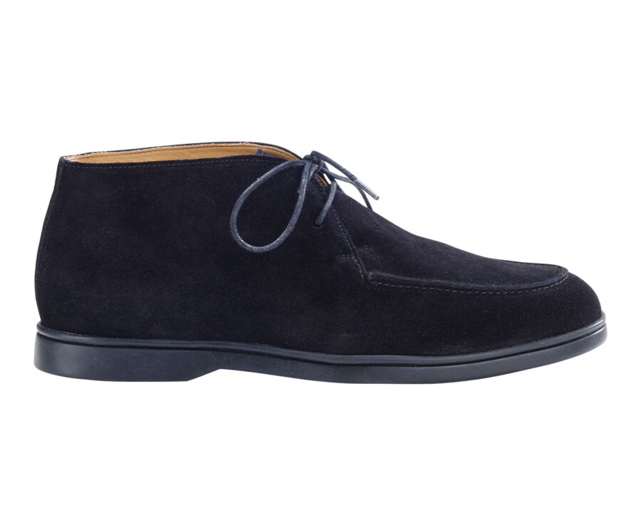 Black Suede men's casual chukka  - SERENOA