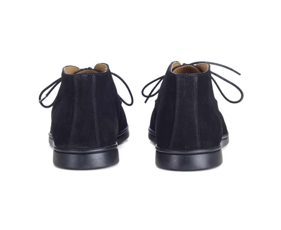 Black Suede men's casual chukka  - SERENOA