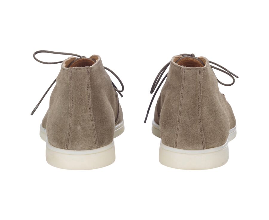 Khaki Suede men's casual chukka  - SERENOA