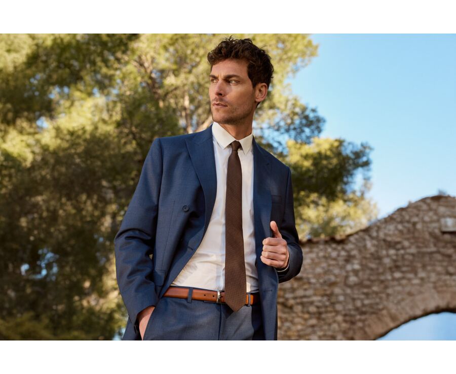 Havana Woven Silk Tie