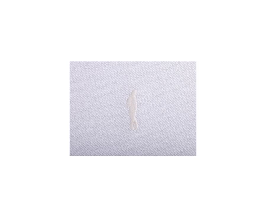 White men's polo shirt - ADGER