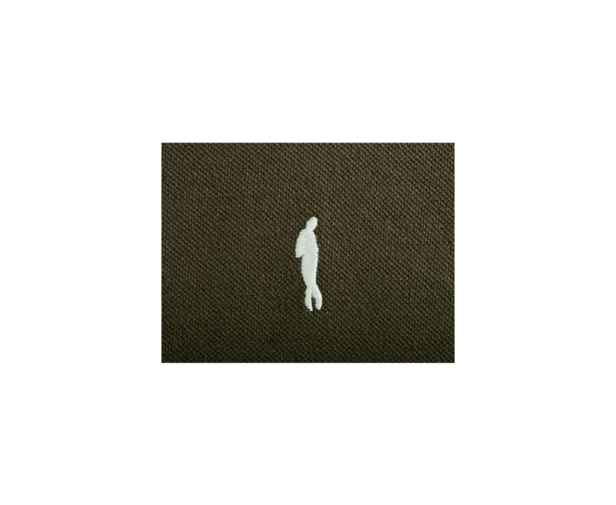 Khaki men's polo shirt - ADGER