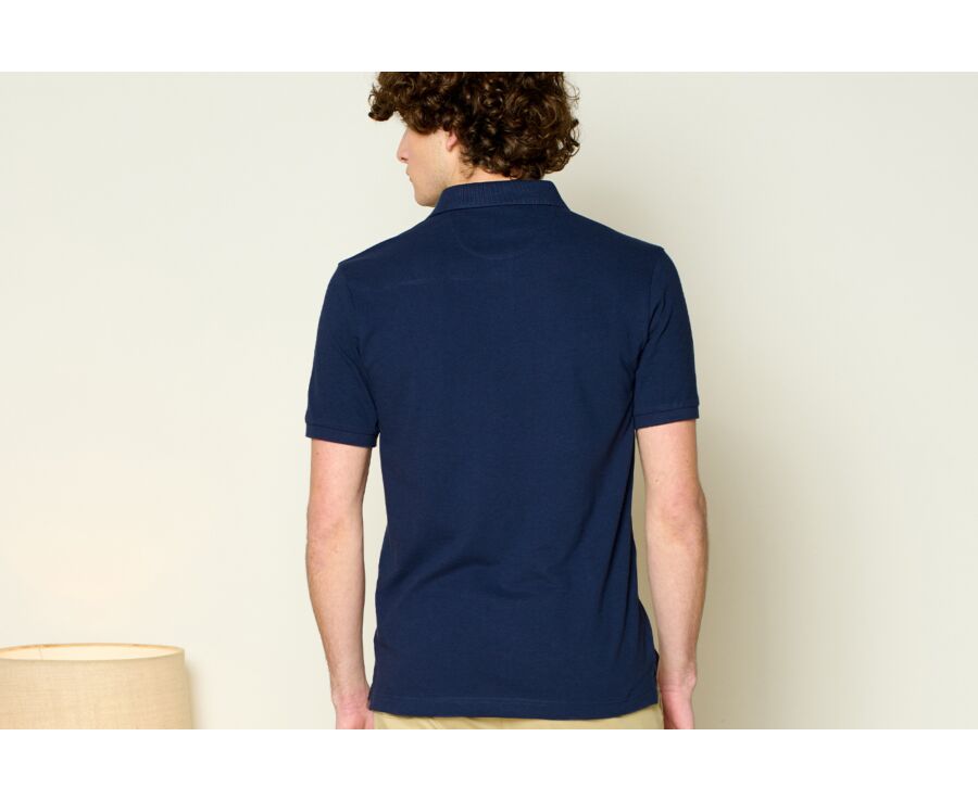Navy Blue men's polo shirt - ADGER