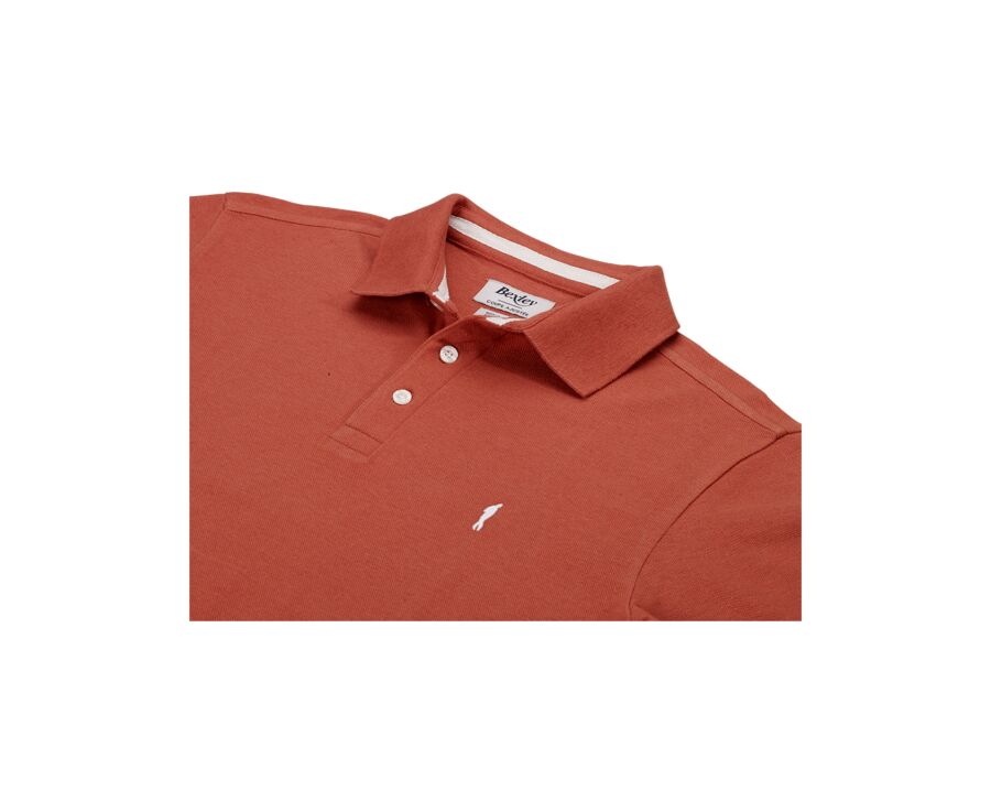 Rust men's polo shirt - ADGER