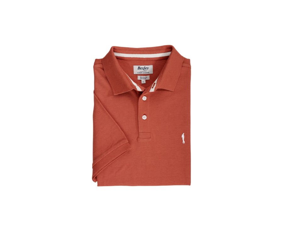 Rust men's polo shirt - ADGER