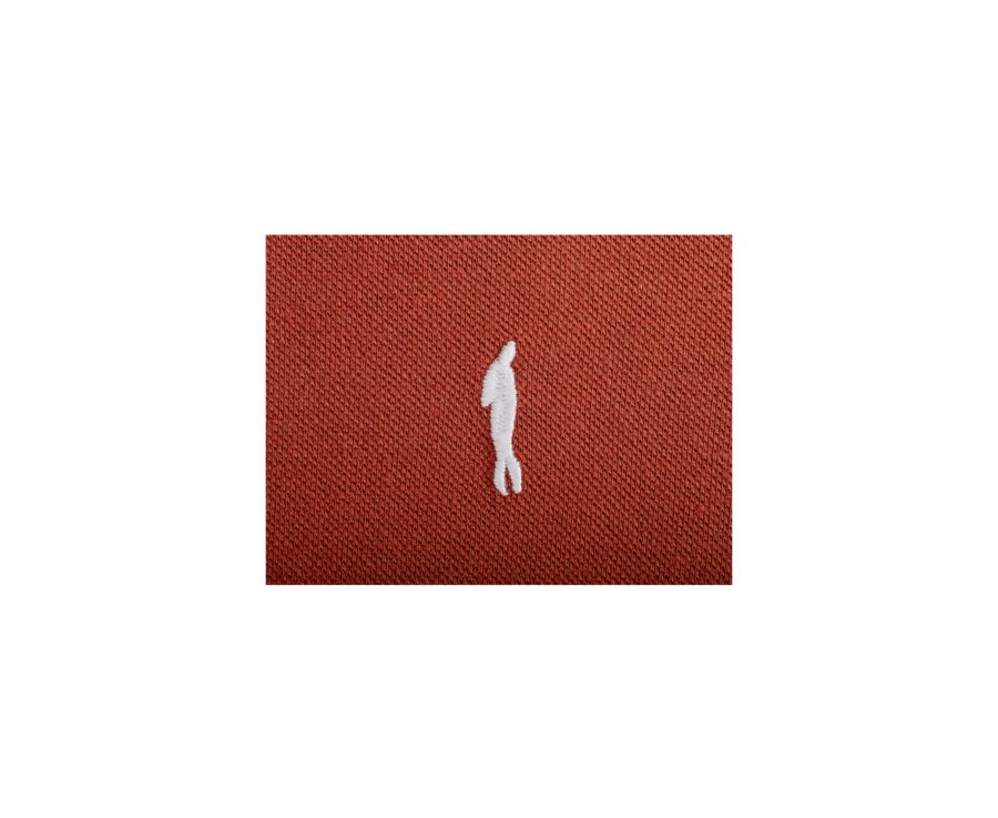 Rust men's polo shirt - ADGER