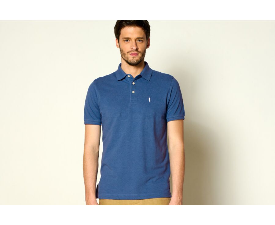 Steel Blue men's polo shirt - ADGER