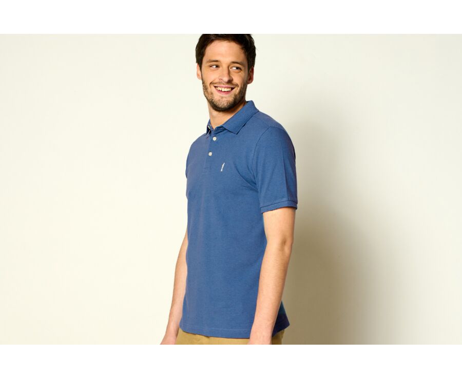 Steel Blue men's polo shirt - ADGER