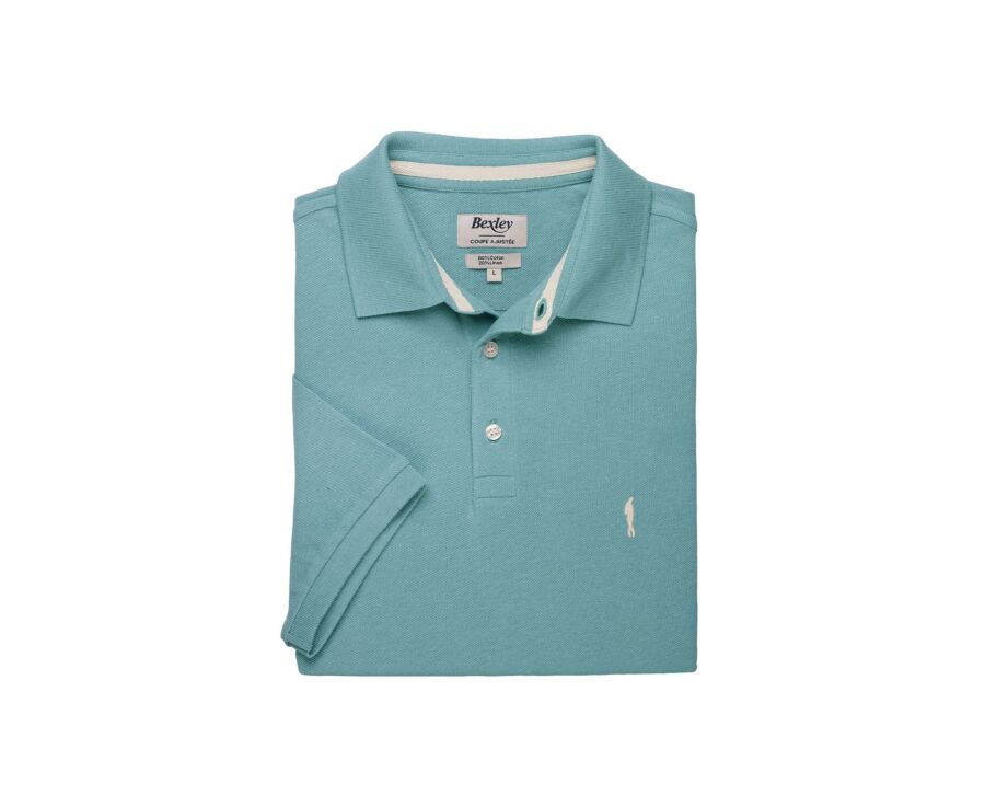 Water Green men's polo shirt - ADGER