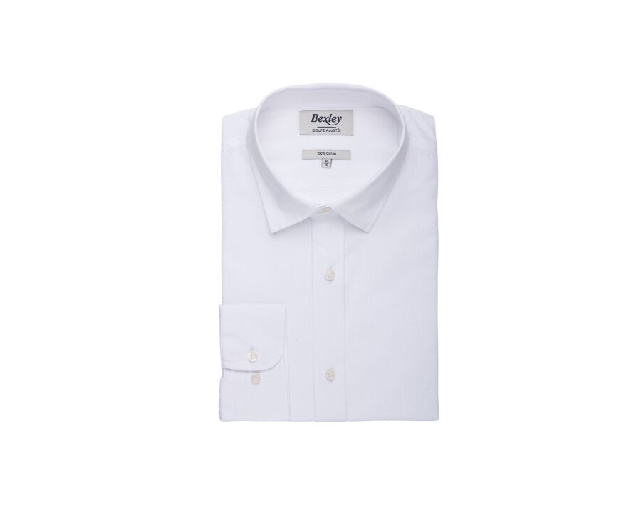 White cotton linen shirt - SUPRIEN