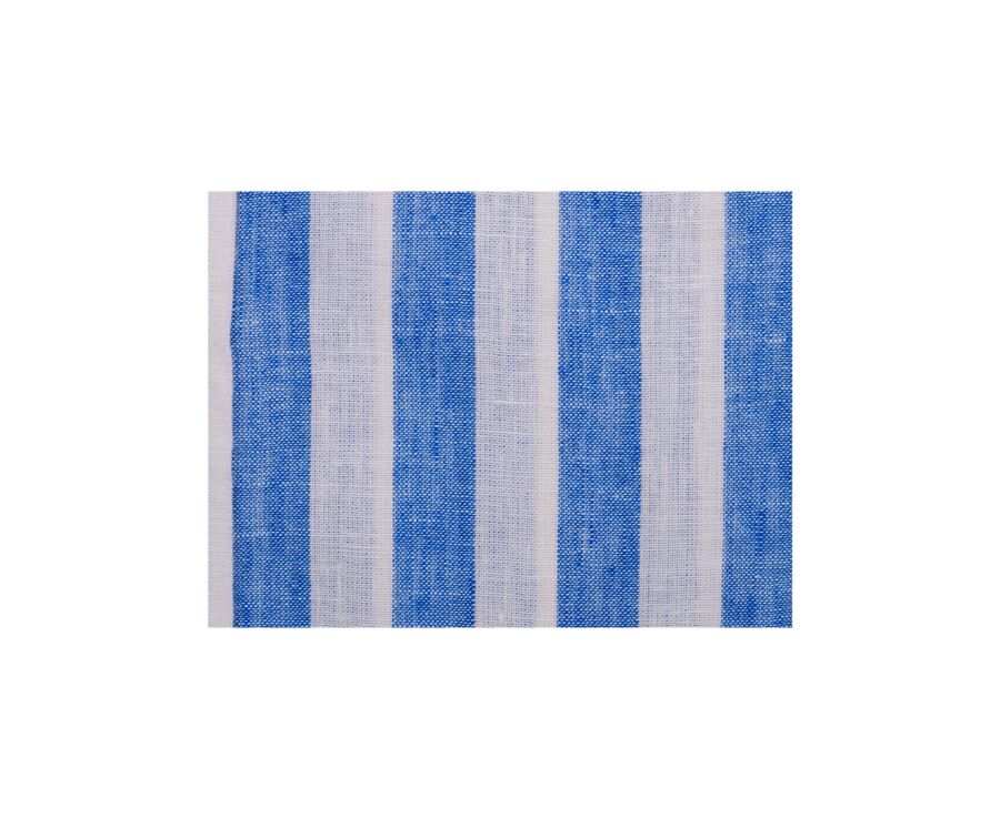 Blue & White striped cotton linen shirt - BRUNIEN
