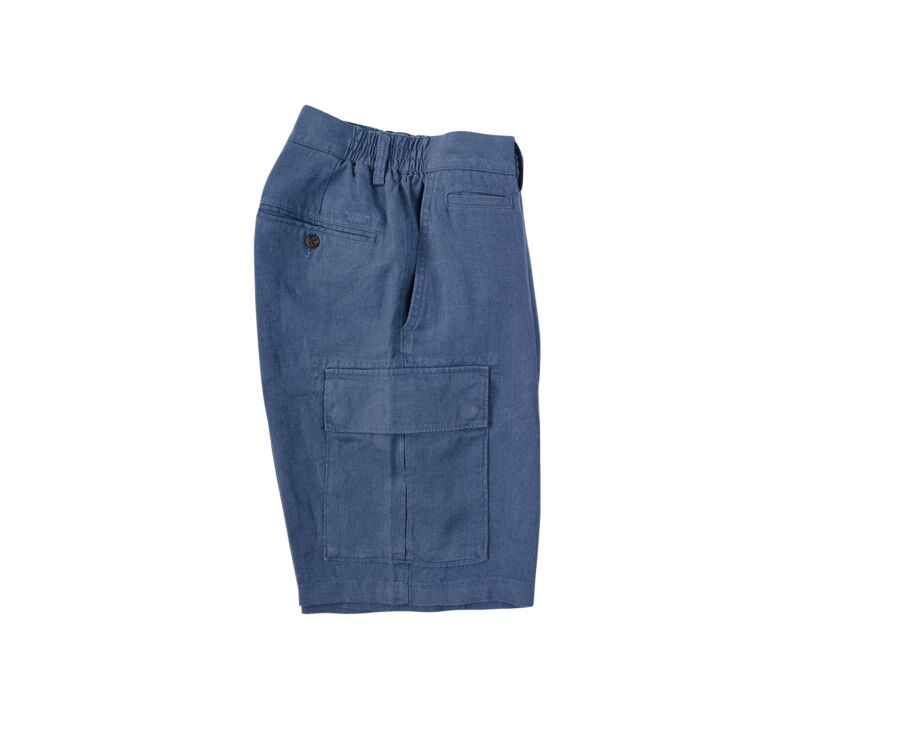 Storm Blue men's cargo Short  - BORDEN