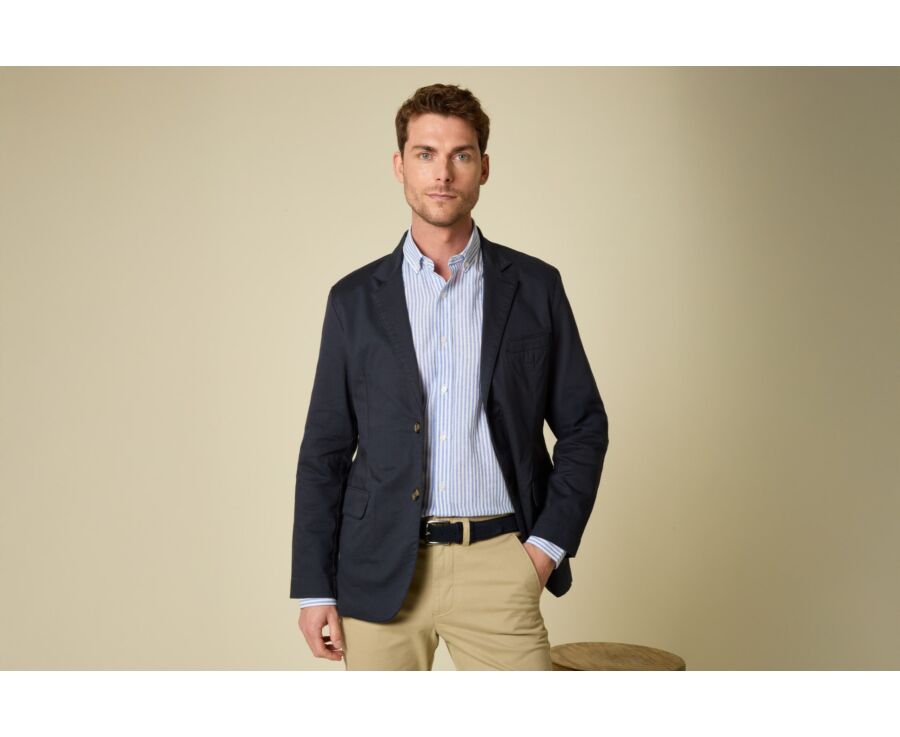 Dark Navy Blazer - LUBERT