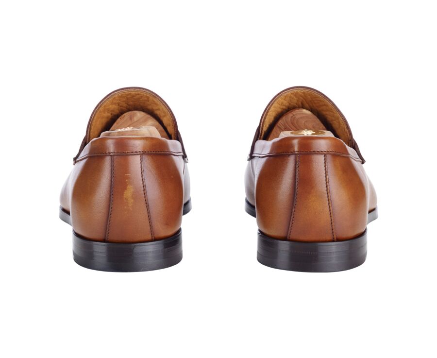 Patina Gold men's loafers - DERYBROOK