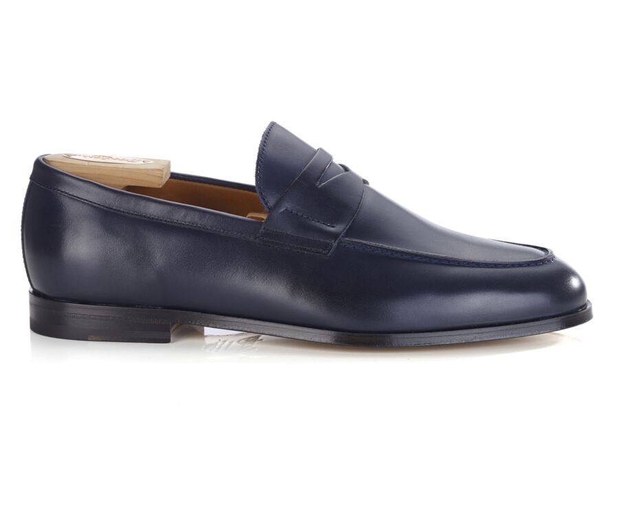 Patina Navy men's loafers - DERYBROOK