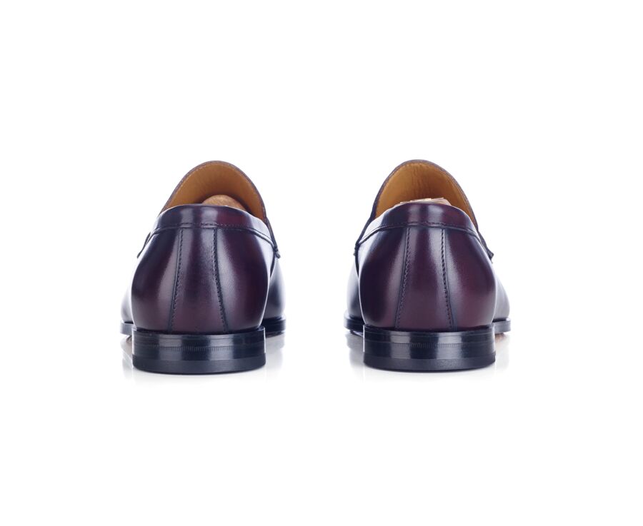 Patina Burgundy Men's loafers - DERYBROOK