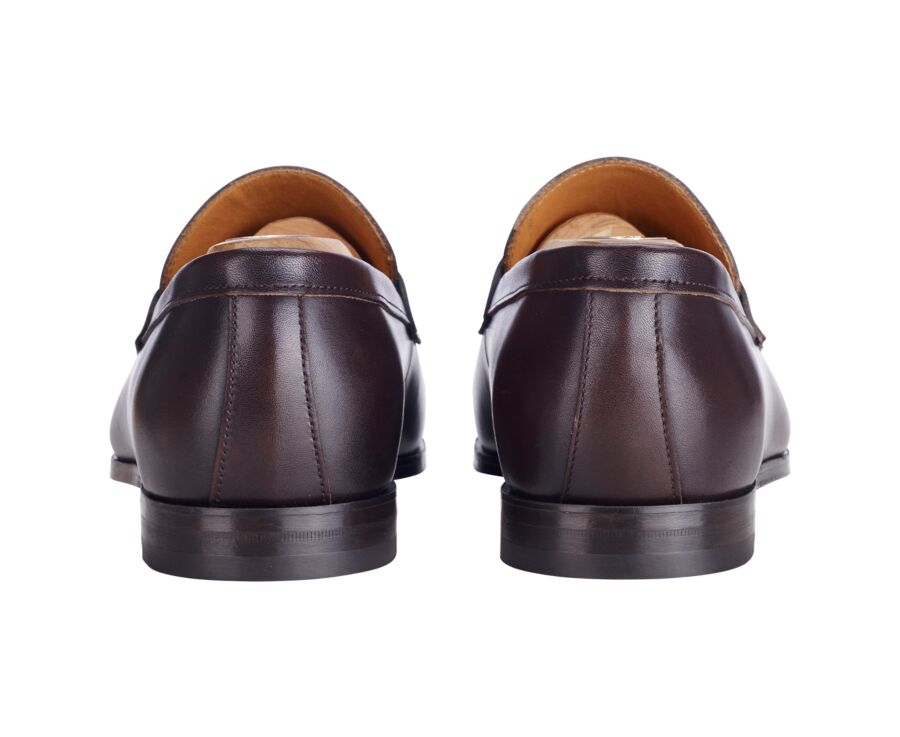 Brown men's loafers - DERYBROOK