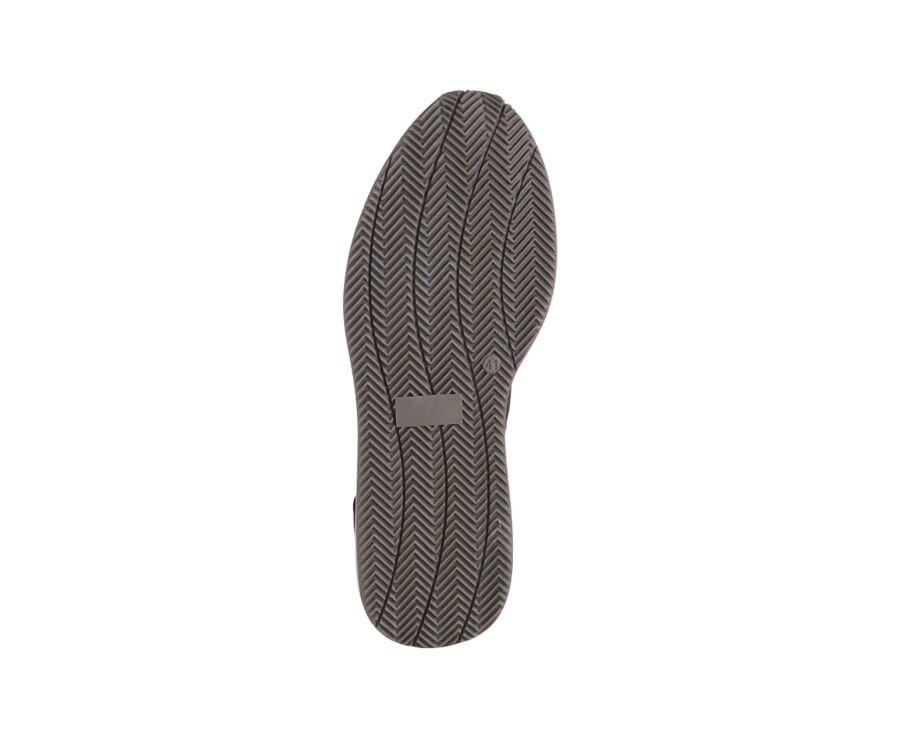 Navy Suede & Chocolate Men's Trainers - NIRRANDA II