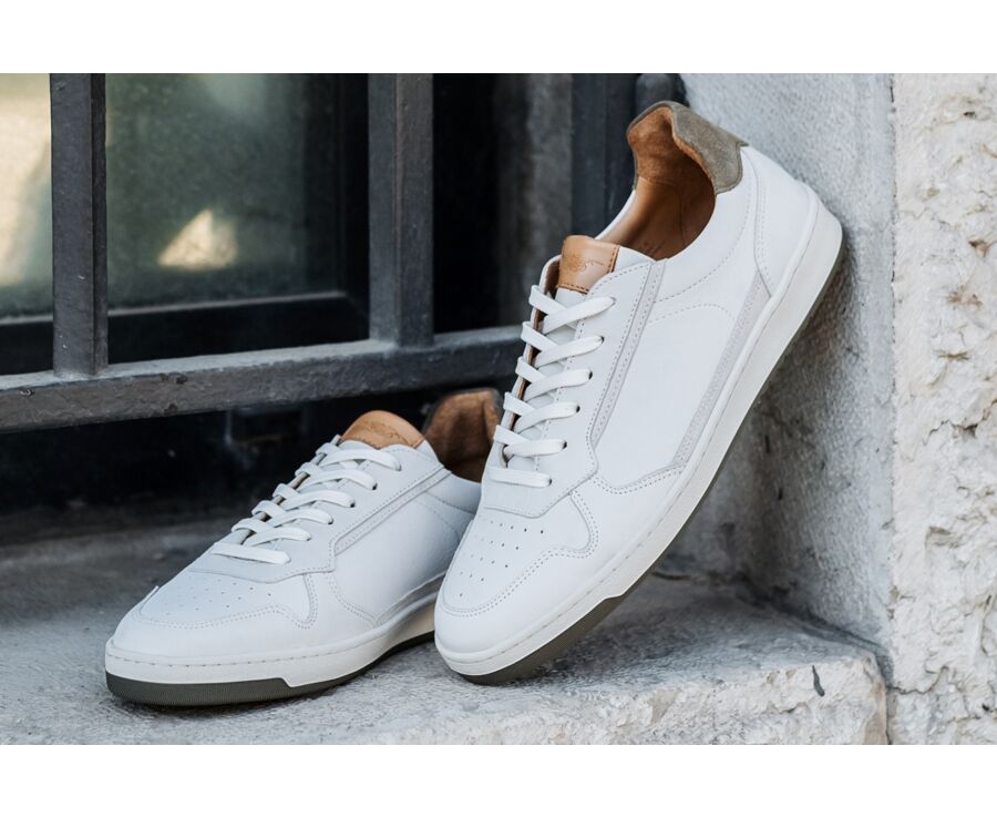 Chalk white Men's Trainers - KOLORA