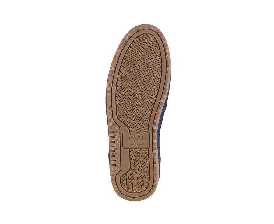 Men’s leather sneakers – Black - KOLORA
