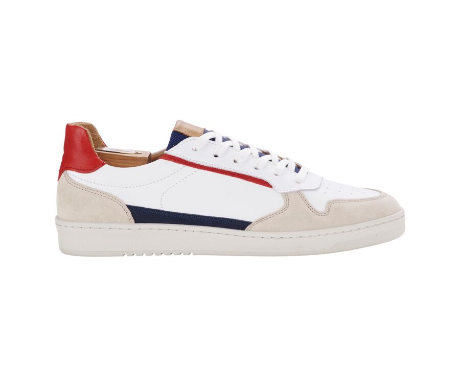 Blue White & Red Men's Trainers - KOLORA