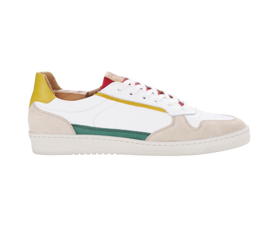 Green White & Yellow Men's Trainers - KOLORA