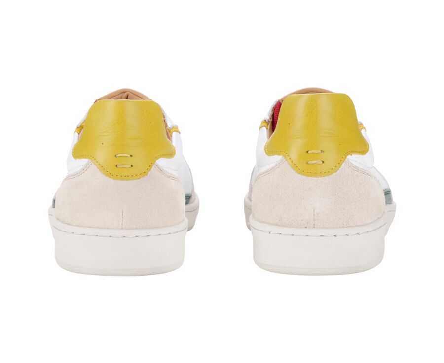 Green White & Yellow Men's Trainers - KOLORA