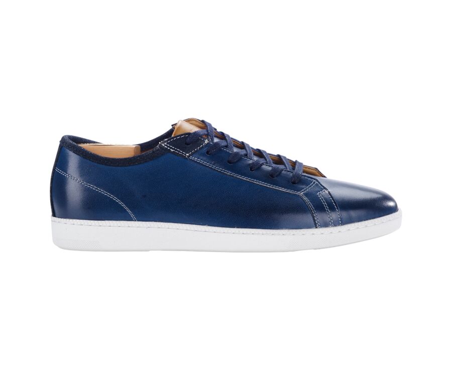Patina Blue Men's Trainers - MILANESIA