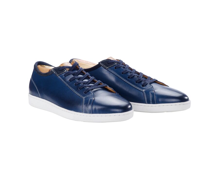 Patina Blue Men's Trainers - MILANESIA