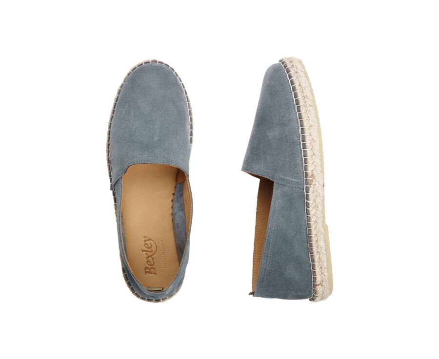 Suede Eucalyptus Men's Espadrilles - LIPARI