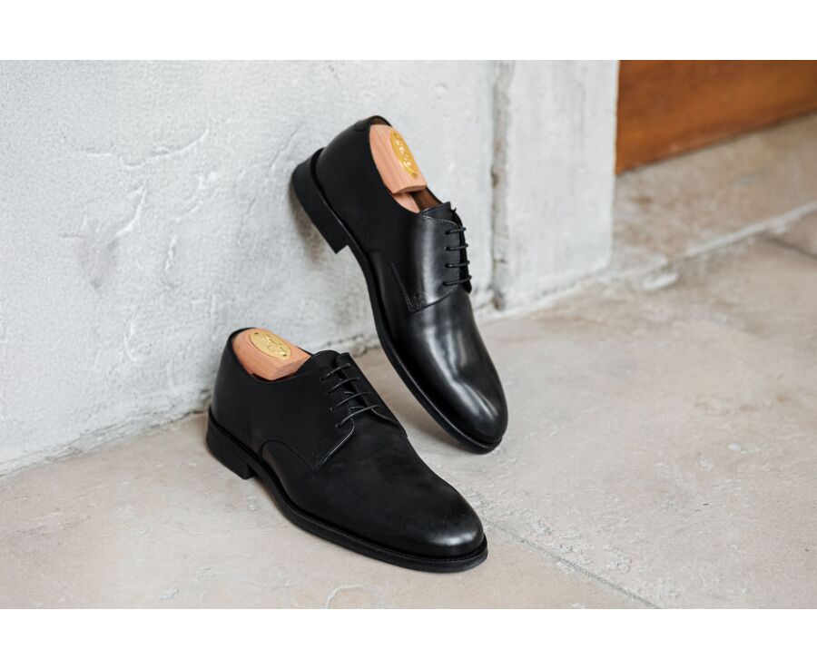 Black Derby Shoes - DOVER II
