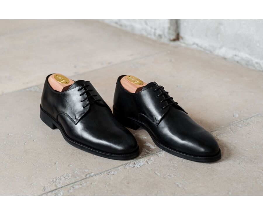 Black Derby Shoes - DOVER II