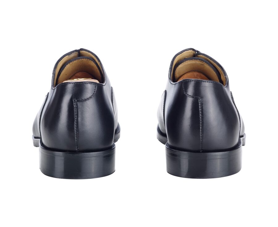 Black Men's Oxford shoes - Leather sole with pad - GRAKLEY