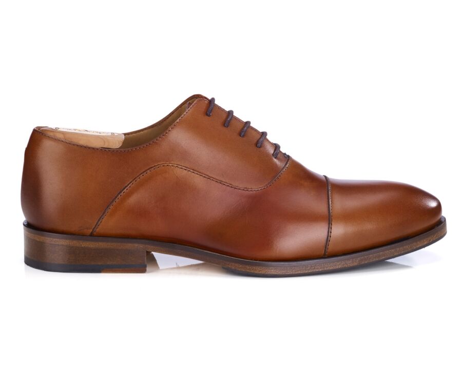 Men's Oxford shoes - Patina Mahogany - GRAKLEY