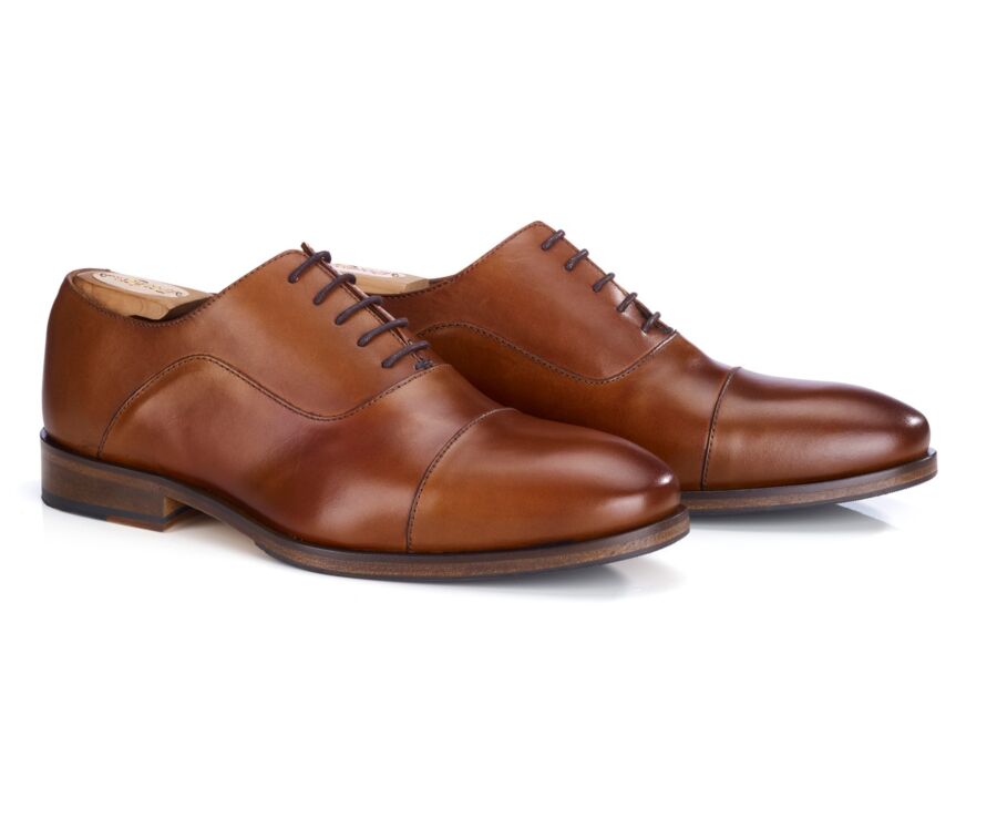 Men's Oxford shoes - Patina Mahogany - GRAKLEY
