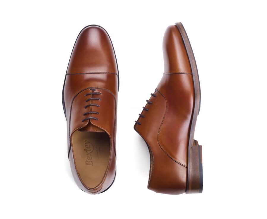 Men's Oxford shoes - Patina Mahogany - GRAKLEY