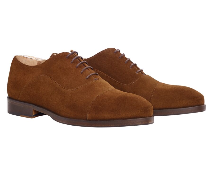 Havana Suede II Men's Oxford shoes - Leather sole with pad - GRAKLEY