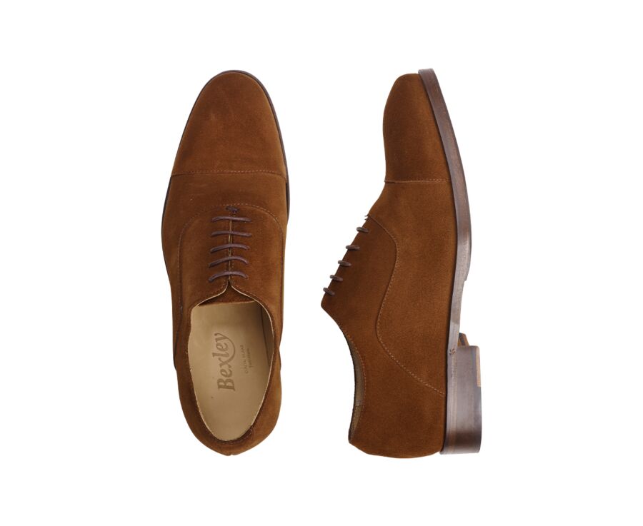 Havana Suede II Men's Oxford shoes - Leather sole with pad - GRAKLEY
