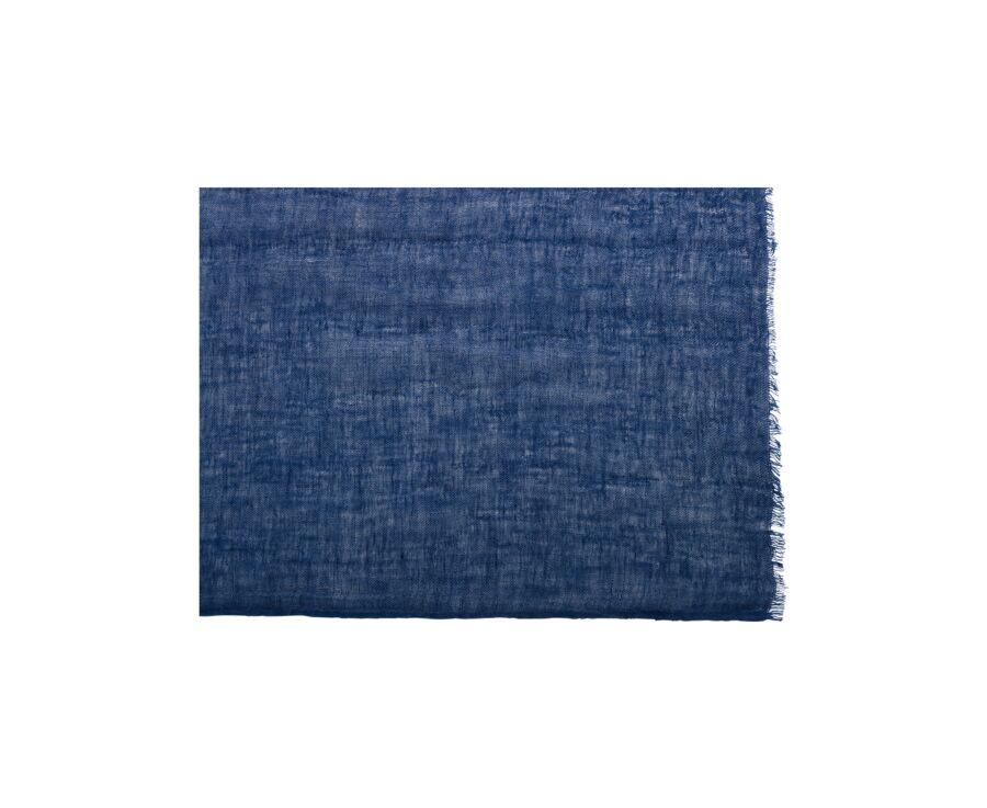 Men's navy cotton scarf 