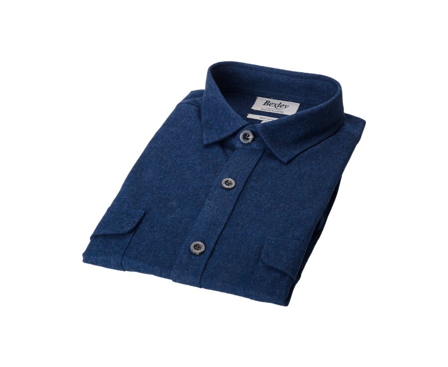 Navy Corduroy over shirt - THÉODÉRIC