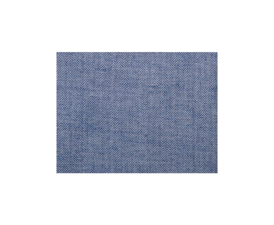 Men's Blue Denim Flannel Shirt - VARICK