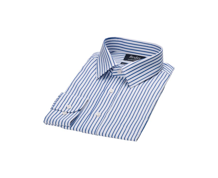 White shirt with navy stripes  - NOËLIEN